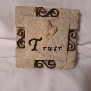 Small stone inspirational saying